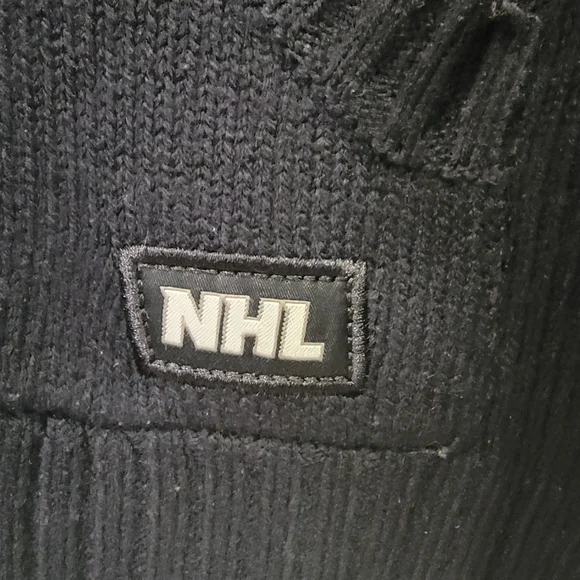 NHL by ILANCO Ottawa Senators Knit Hoodie Black Sens Pullover Sweater Me… - Picture 12 of 16